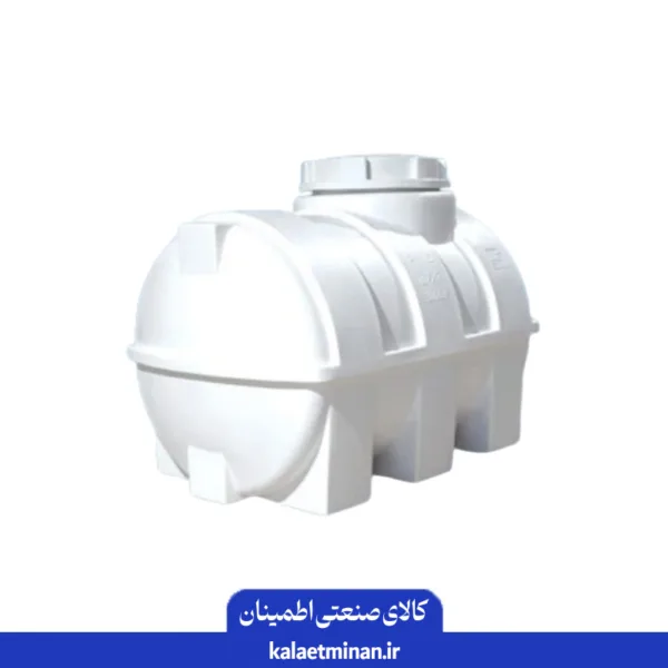 مخزن آب 200 لیتری افقی پلیمر مخزن طوس گستر